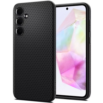 Etui do Samsung Galaxy A35 5G Spigen Liquid Air Case obudowa plecki czarne matowe Matte Black