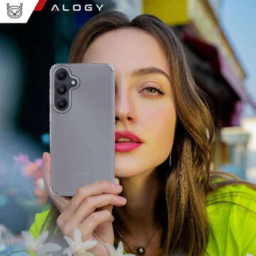 Etui do Samsung Galaxy A35 5G obudowa plecki futerał Hybrid Clear Case Alogy Przezroczyste + Szkło