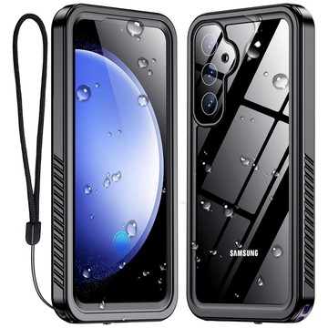 Etui do Samsung Galaxy S23+ Plus Pancerne wodoodporne IP68 360 Armor Case wbudowana szybka Alogy czarne