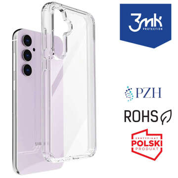 Etui do Samsung Galaxy S24 3mk Armor Case Clear obudowa pancerne plecki przezroczyste + Szkło