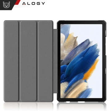 Etui do Samsung Galaxy Tab A9 2023 8.7" X110 / X115 obudowa na tablet Case Alogy Book Cover Różowe + Szkło