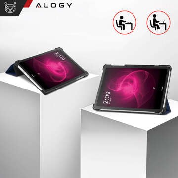 Etui do T-Mobile T Tablet 5G 10.36" obudowa na tablet Alogy Book Cover Case Czarne