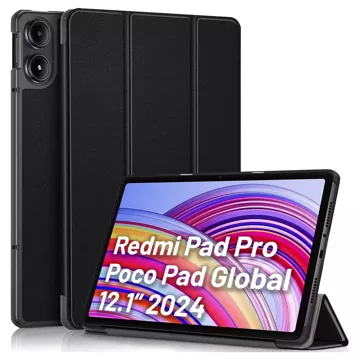 Etui do Xiaomi Redmi Pad Pro / Poco Pad Global 12.1" 2024 Alogy Book Cover Case obudowa na tablet Czarne