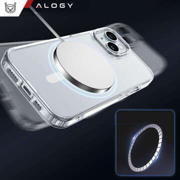 Etui do iPhone 15 MagSafe obudowa Hybrid Case Cover Shock Clear Alogy Przezroczyste