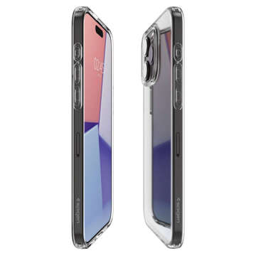 Etui do iPhone 15 Pro Max Spigen Liquid Crystal Case obudowa ochronna na telefon Crystal Clear + Szkło