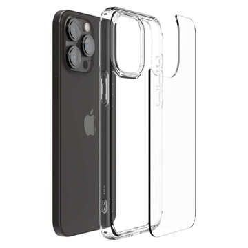 Etui do iPhone 15 Pro Max Spigen Ultra Hybrid Case obudowa plecki Crystal Clear + Szkło