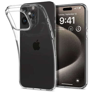 Etui do iPhone 15 Pro Spigen Liquid Crystal Case obudowa ochronna na telefon Crystal Clear