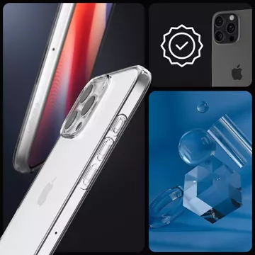 Etui do iPhone 16 Pro  Max Spigen Liquid Crystal obudowa ochronna na telefon Crystal Clear