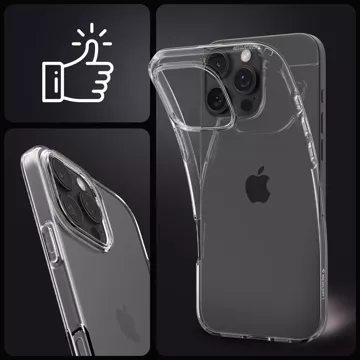 Etui do iPhone 16 Pro  Max Spigen Liquid Crystal obudowa ochronna na telefon Crystal Clear