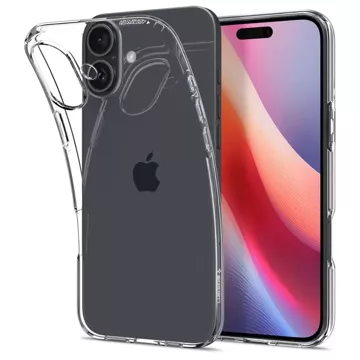 Etui do iPhone 16 Spigen Liquid Crystal obudowa ochronna na telefon Crystal Clear