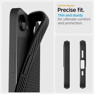 Etui do iPhone 16e Spigen Liquid Air Matte Black