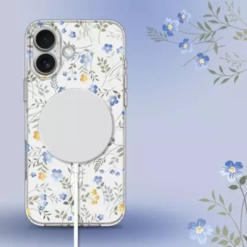 Etui do iPhone 16e Tech-Protect FlexAir MagSafe Spring Flowers