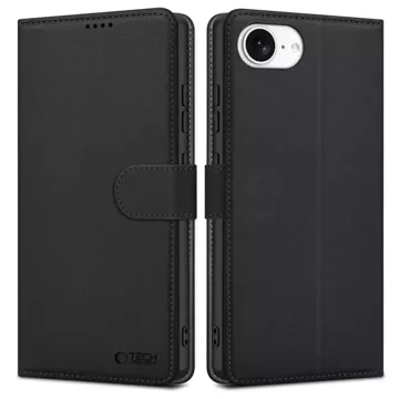 Etui do iPhone 16e Tech-Protect Wallet Matte Black