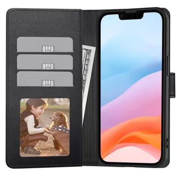 Etui do iPhone 16e Tech-Protect Wallet Matte Black