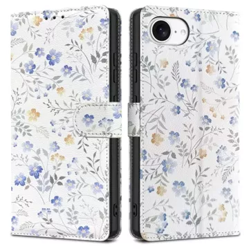 Etui do iPhone 16e Tech-Protect Wallet Spring Flowers