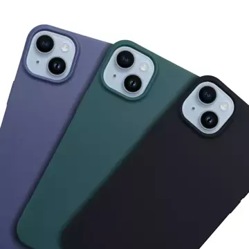 Etui futerał MATT do Apple iPhone 15 ciemnozielony