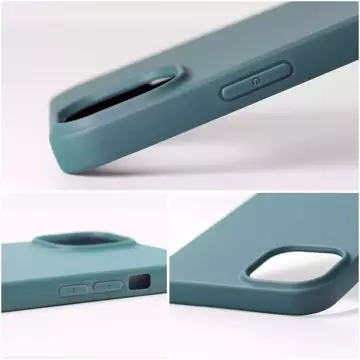 Etui futerał MATT do Apple iPhone 15 ciemnozielony