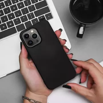 Etui futerał SILICONE do Apple iPhone 15 Pro czarny