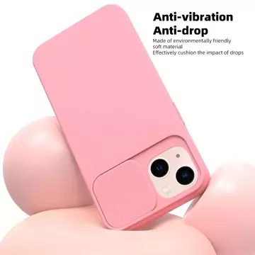 Etui futerał SLIDE do Apple iPhone 15 Pro jasnoróżowy