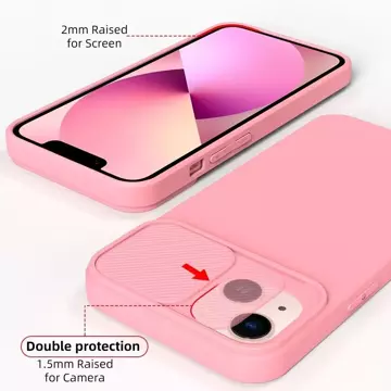 Etui futerał SLIDE do Apple iPhone 15 Pro jasnoróżowy