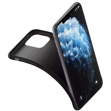 Etui matowe Odporne na telefon obudowa 3mk Matt Case do Apple iPhone 14 Plus Black + Szkło