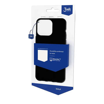 Etui matowe Odporne na telefon obudowa 3mk Matt Case do Apple iPhone 14 Plus Black + Szkło