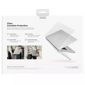 Etui na laptopa UNIQ Claro do MacBook Air 13 (2022) przezroczysty/dove matte clear