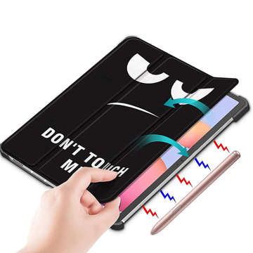 Etui na tablet Alogy Book Cover do Samsung Galaxy Tab S7 Plus/ S8 Plus 12.4 T970/ T976B/ X800/ X806 Don't Touch Me