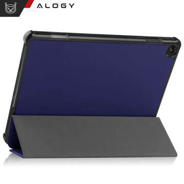 Etui na tablet Lenovo Tab M10 3gen 3 GEN 10.1 2022 TB328FU TB328XU obudowa Case Alogy Book Cover Granatowy