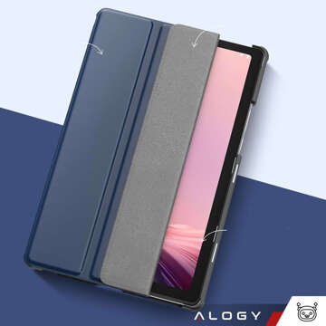 Etui na tablet Lenovo Tab M9 2023 9" TB310XU TB310FU obudowa Case Alogy Book Cover Granatowe