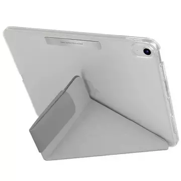 Etui na tablet UNIQ Camden do  iPad 10 gen. (2022) szary/grey fossil Antimicrobial