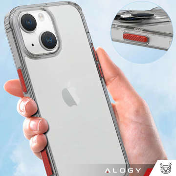 Etui na telefon Alogy Protective Case obudowa ochronna do Apple iPhone 14 Czarno-przezroczyste