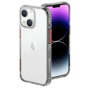 Etui na telefon Alogy Protective Case obudowa ochronna do Apple iPhone 14 Czarno-przezroczyste + Szkło