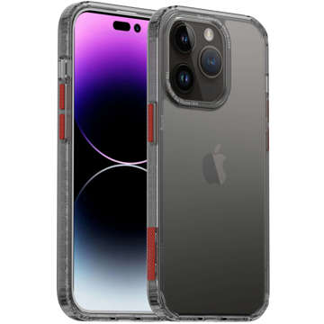 Etui na telefon Alogy Protective Case obudowa ochronna do Apple iPhone 14 Pro Czarno-przezroczyste