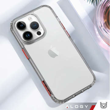 Etui na telefon Alogy Protective Case obudowa ochronna do Apple iPhone 14 Pro Max Czarno-przezroczyste