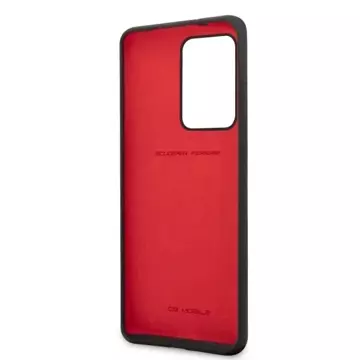 Etui na telefon Ferrari Hardcase do Samsung Galaxy S20 Ultra czarny/black Silicone