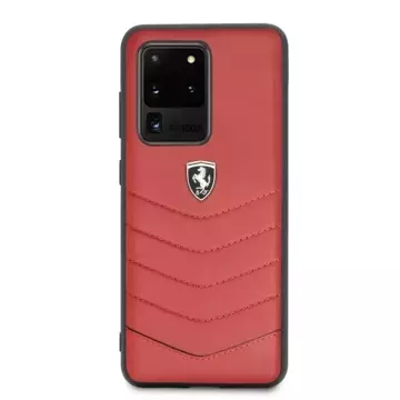 Etui na telefon Ferrari Hardcase do Samsung Galaxy S20 Ultra czerwony/red Heritage