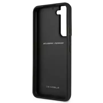 Etui na telefon Ferrari Hardcase do Samsung Galaxy S22 czarny/black hardcase On Track Real Carbon