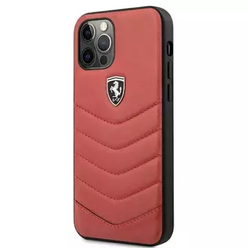 Etui na telefon Ferrari iPhone 12/12 Pro czerwony/red hardcase Off Track Quilted