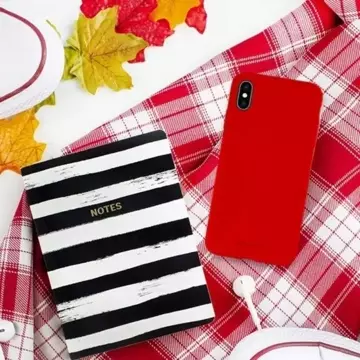 Etui na telefon Mercury Silicone do iPhone 12/12 Pro czerwony/red