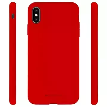 Etui na telefon Mercury Silicone do iPhone 14 Pro Max czerwony/red