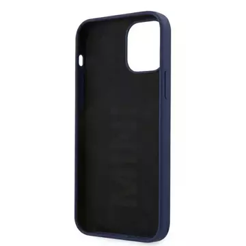 Etui na telefon Silicone Tone On Tone hardcase do iPhone 12/12 Pro granatowy/navy