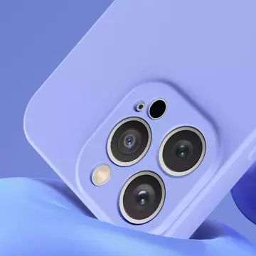 Etui na telefon Silicone case do Samsung Galaxy A14/A14 5G silikonowy pokrowiec fioletowe
