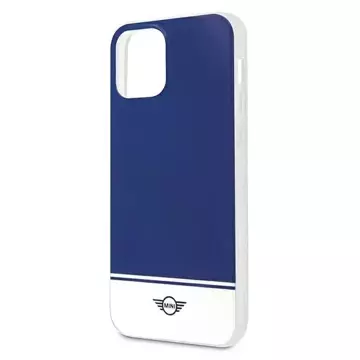 Etui na telefon Stripe Collection hardcase do iPhone 12/12 Pro granatowy/navy