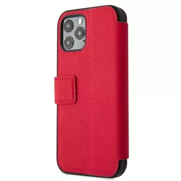 Etui na telefon US Polo Embroidery Collection book iPhone 12/12 Pro 6,1" czerwony/red