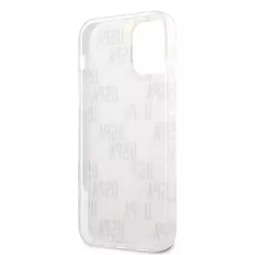 Etui na telefon US Polo Logo Mania Collection iPhone 12/12 Pro 6,1" biały/white 