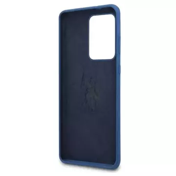 Etui na telefon US Polo Silicone Collection do Samsung Galaxy S20 Ultra granatowy/navy