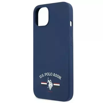 Etui na telefon US Polo Silicone Collection  iPhone 13 mini 5,4"  granatowy/navy