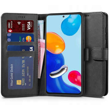 Etui na telefon Wallet portfel do Xiaomi Redmi Note 12 Pro 5G / Poco X5 Pro 5G Black