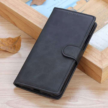 Etui na telefon Wallet portfel do Xiaomi Redmi Note 12 Pro 5G / Poco X5 Pro 5G Black